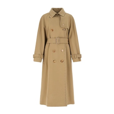 broderie anglaise trench coat