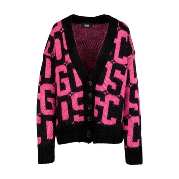 Monogram Jacquard Cardigan Knit Jacket