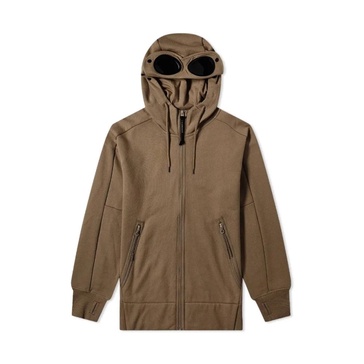 Diagonal Raised Fleece Goggle Hoodie