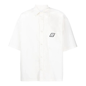 White Bowling Style Shirt