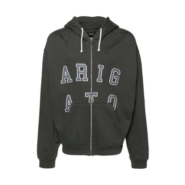 Dark Grey Hooded Sweatshirt with Zip