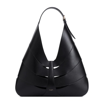 Black Delta Hobo Bag