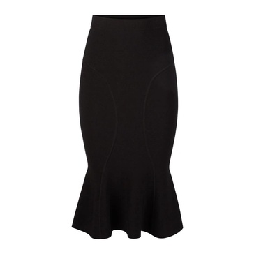 Black Mermaid Skirt with Cutlines