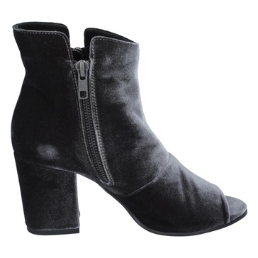 Velvet Ankle Boots for Women