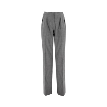 Contemporary Straight-Fit Wool Trousers