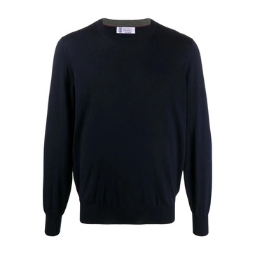 Navy Blue Cashmere Sweater