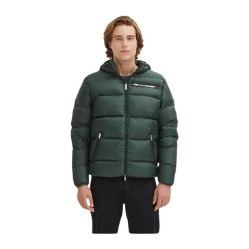 Mens Green Hooded Jacket