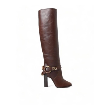 Dolce & Gabbana Leather Knee Boots