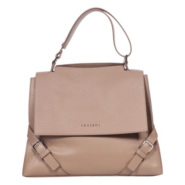 Leather Shoulder Bag with Removable Strap