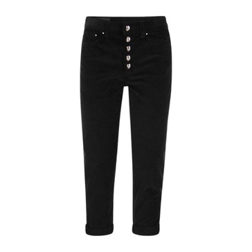 Velvet Loose-Fit Trousers