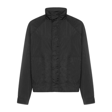 Black Jacket with Stand Collar