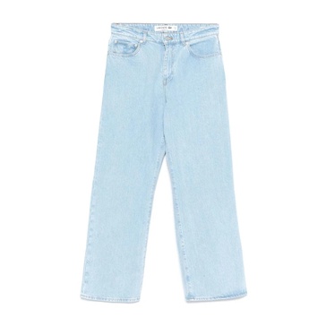 Straight cut cotton jeans