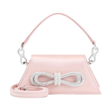 Double Bow Nude Bag