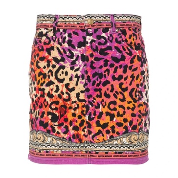 Pink Leo Foulard Panel Skirt