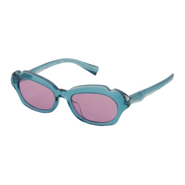 SLIM OVAL;0A05071' SUNGLASSES /Transparent petrol/ice