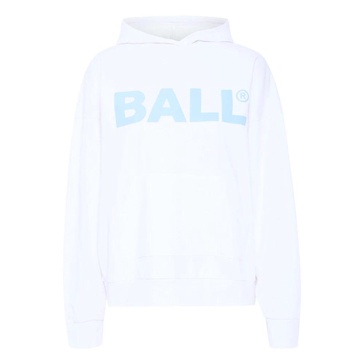 Logo Hoodie Sweatshirt White