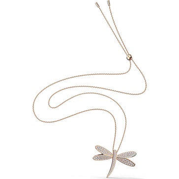 Dragonfly Necklace with Crystals