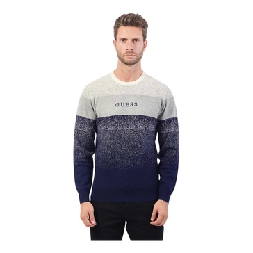 Men's Wool Blend Sweater with Gradient