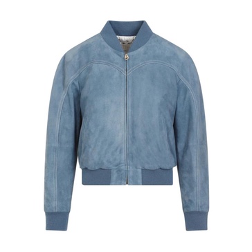 Grizzled Blue Bomber Jacket