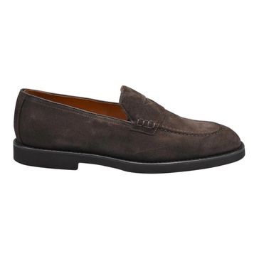 Brown Suede Moccasin Shoes