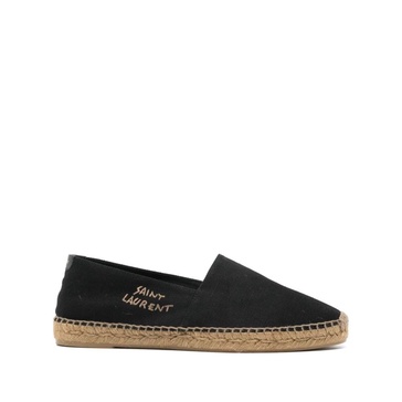 Canvas Espadrilles with Embroidered Logo