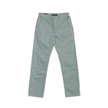 Green Chino Relaxed Long Trousers Men