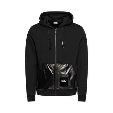 Black Zip Sweatshirt - L