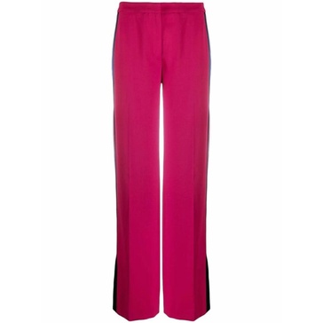 High waisted wide leg trousers