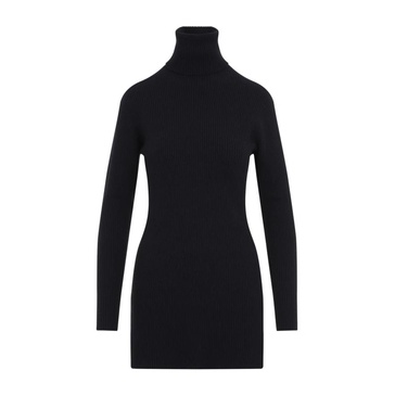 Ink Blue Turtleneck Dress