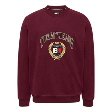 Bordeaux Cotton Sweater Iconic Emblem