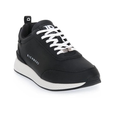 Black Calf Leather Sneakers