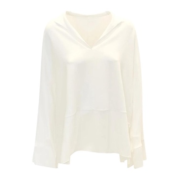 White Silk Alfonso Shirt