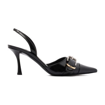 Black Decollete Voyou Sandals