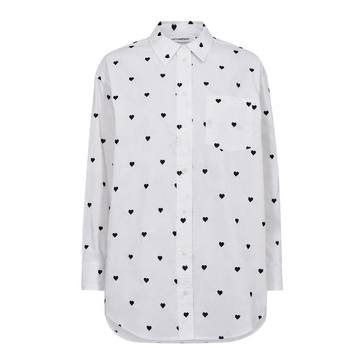 Heartcc Oversize Shirt Bluse White