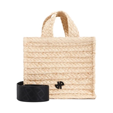 Small JP Raffia Tote Bag