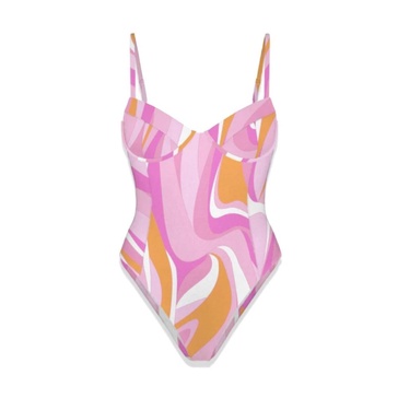 Women's One-Piece Swimsuit Floral Print