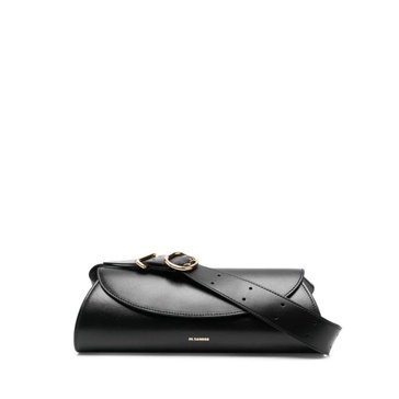 Black Cannolo Small Crossbody Bag