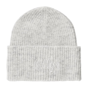 Soft Knit Hat Light Grey Melange