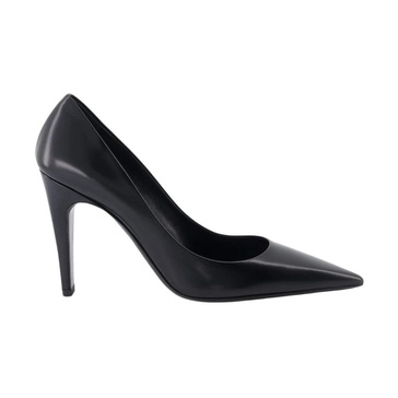 Leather Slip-On Pointed Toe Pumps