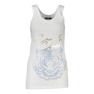 White Tiger Print Tank Top