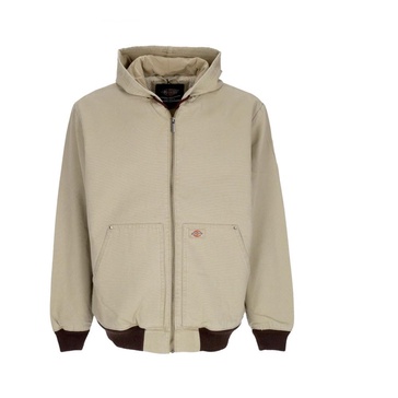 Canvas Sherpa Lined Hooded Jacket