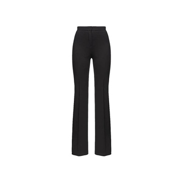 High Waist Flare Pants in Black