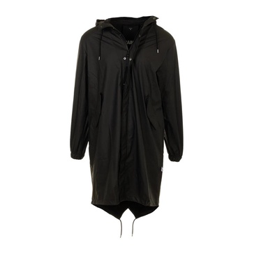 Black Fishtail Parka Coat