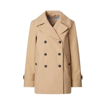 Beige Sofi Short Trench Coat