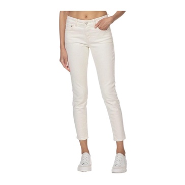 Skinny Jeans with Normal Waist and Zipper Closure