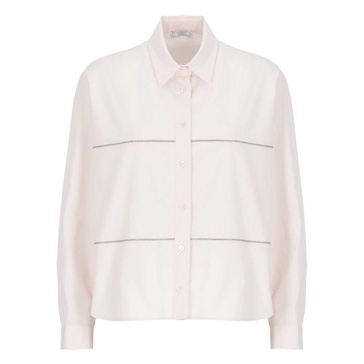 Pink Cotton Shirt with Collar