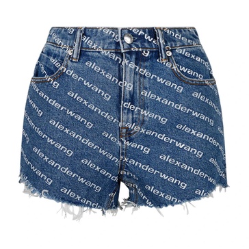 Bite Short With Logo - 460 Deep Blue White / 25