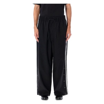 Black Track Pant with 3 Stripes