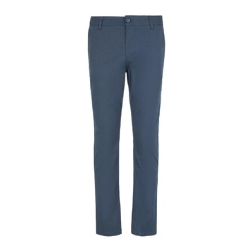 Blue Cotton Elastane Trousers SS24