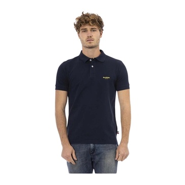 Blue Embroidered Polo Shirt